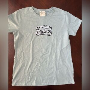 Petrol vintage Sky Blue Graphic T-Shirt